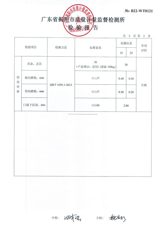 检验报告