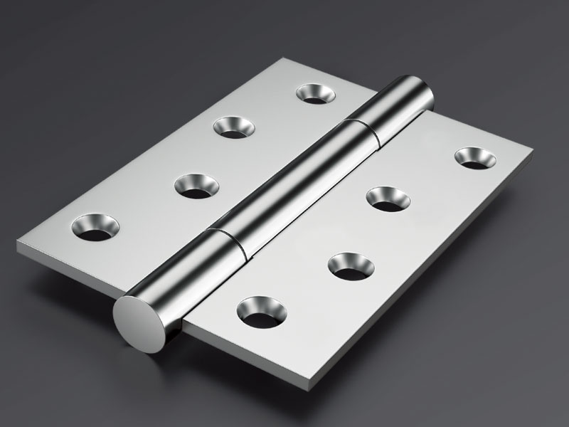 High grade stainless steel oil-free flat hinge